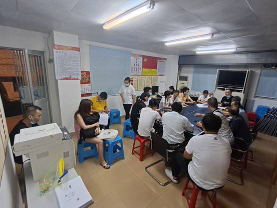 7月9日前進路南園西加裝電梯業(yè)主大會